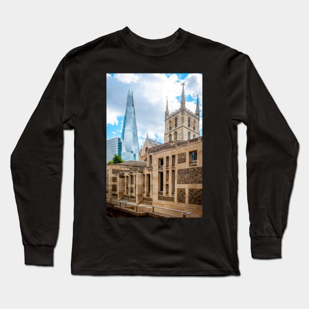 Southwark Cathedral Long Sleeve T-Shirt by RJDowns